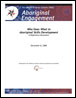 Aboriginal Engagement: Who Does What in Aboriginal Skills Development – A Reference Document (2008)