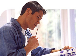 Man reading
