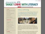 Literacy and the police: Target crime with literacy