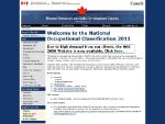 National Occupational Classification