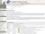 Canadian Evaluation Society (CES)