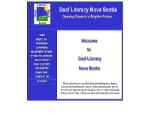 Deaf Literacy Nova Scotia