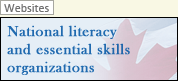 National literacy and essential skills organizations